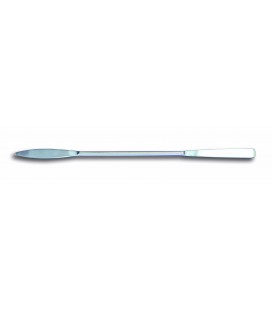 DOUBLE ENDED METAL SPATULA