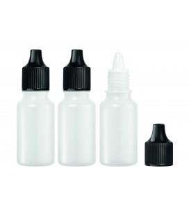 3 EMPTY DROPPER BOTTLES